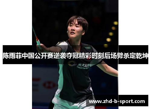 陈雨菲中国公开赛逆袭夺冠精彩时刻后场劈杀定乾坤